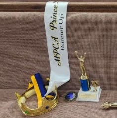 MPCA Prince Runner Up crown and trophy